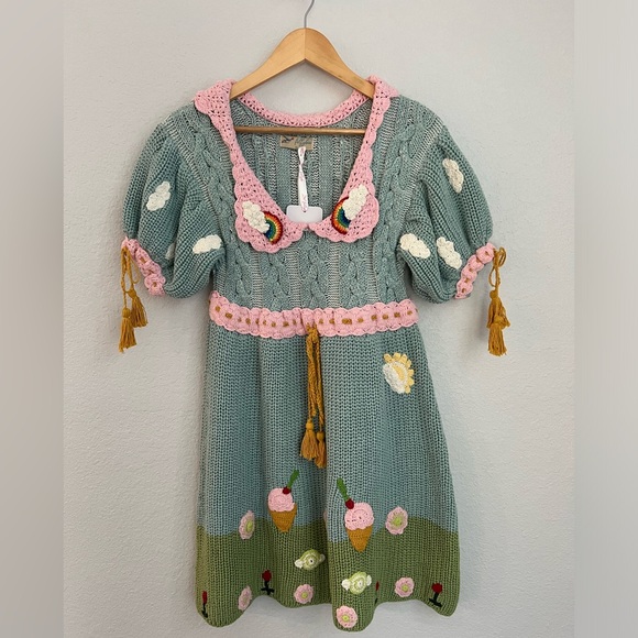 Fillyboo Crochet Mini Dress - Picture 1 of 11